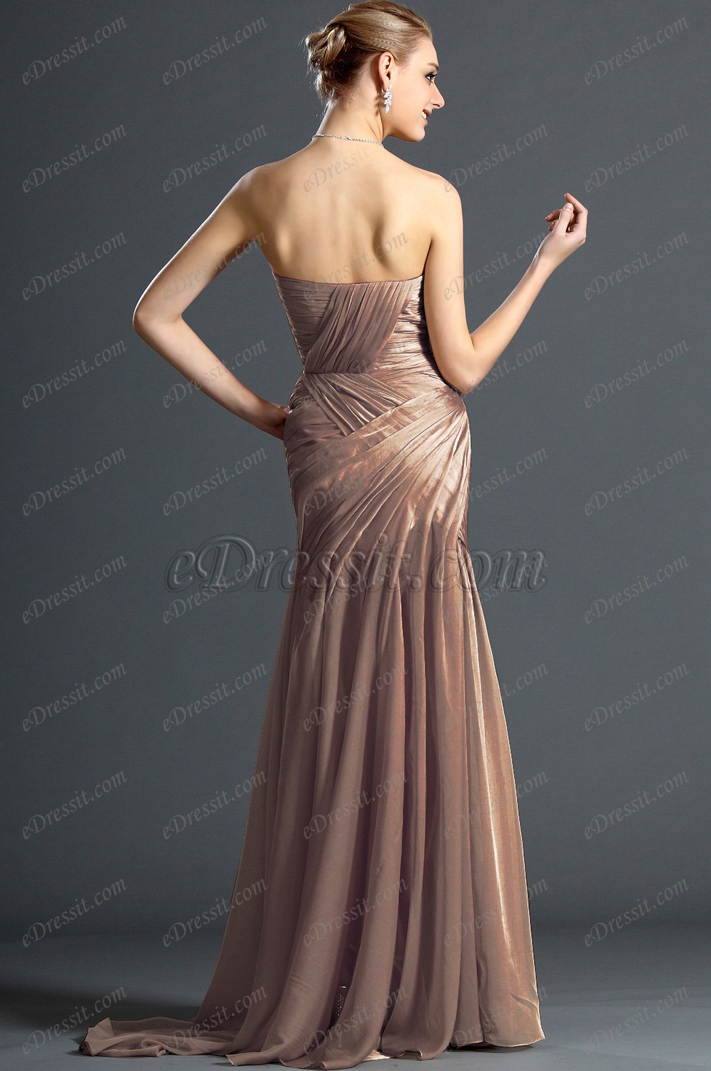 Clearance Sale ! 2012 Ruched bodice Evening Dress