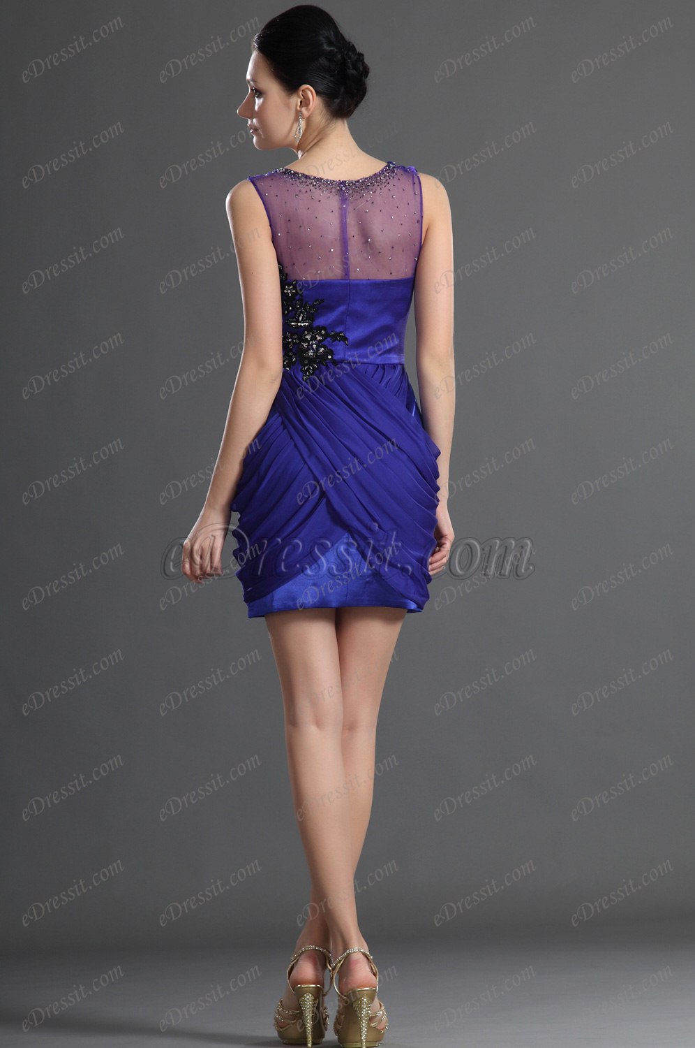 Nouvea Fabulous Bleu Robe de Cocktail