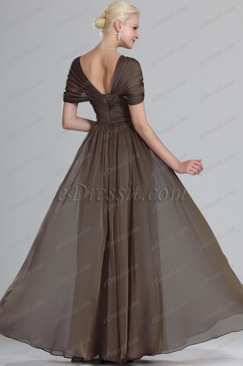 Clearance Sale !  Grace Sleeves Evening Dress Long Dress
