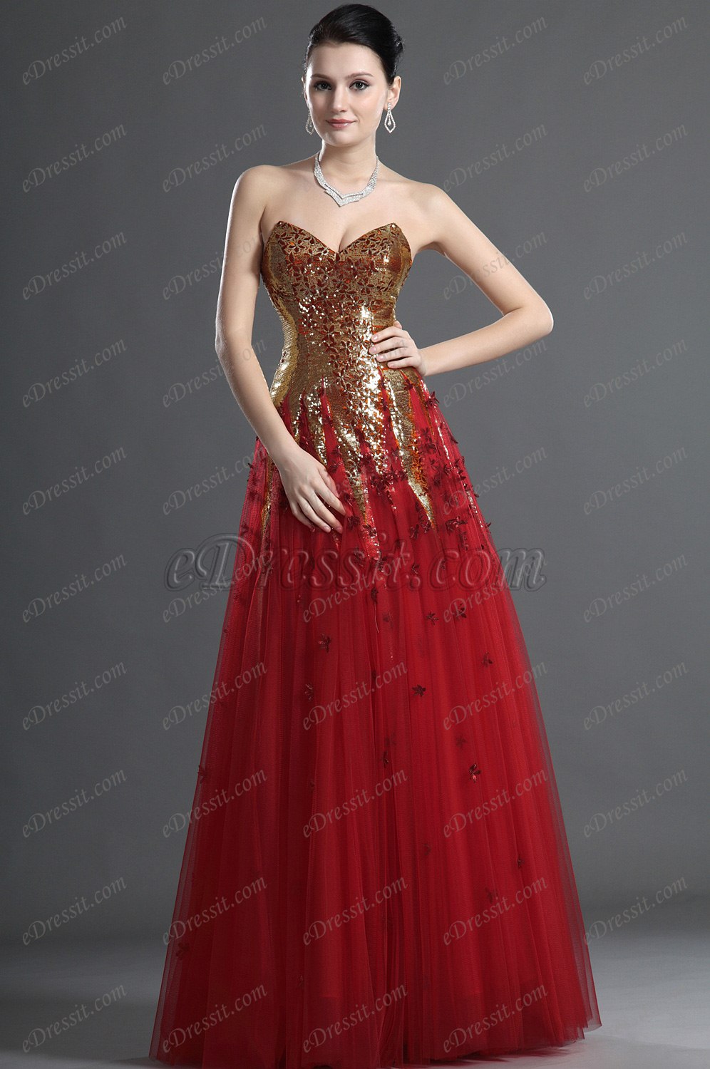 Trägerlos Süße Abend Kleid