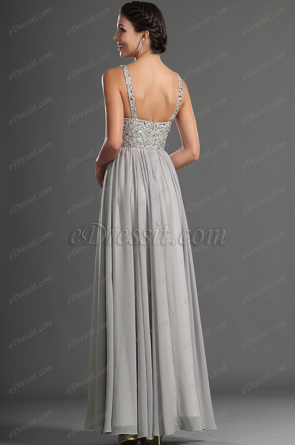 Glamorous Sexy V col Robe de Soiree