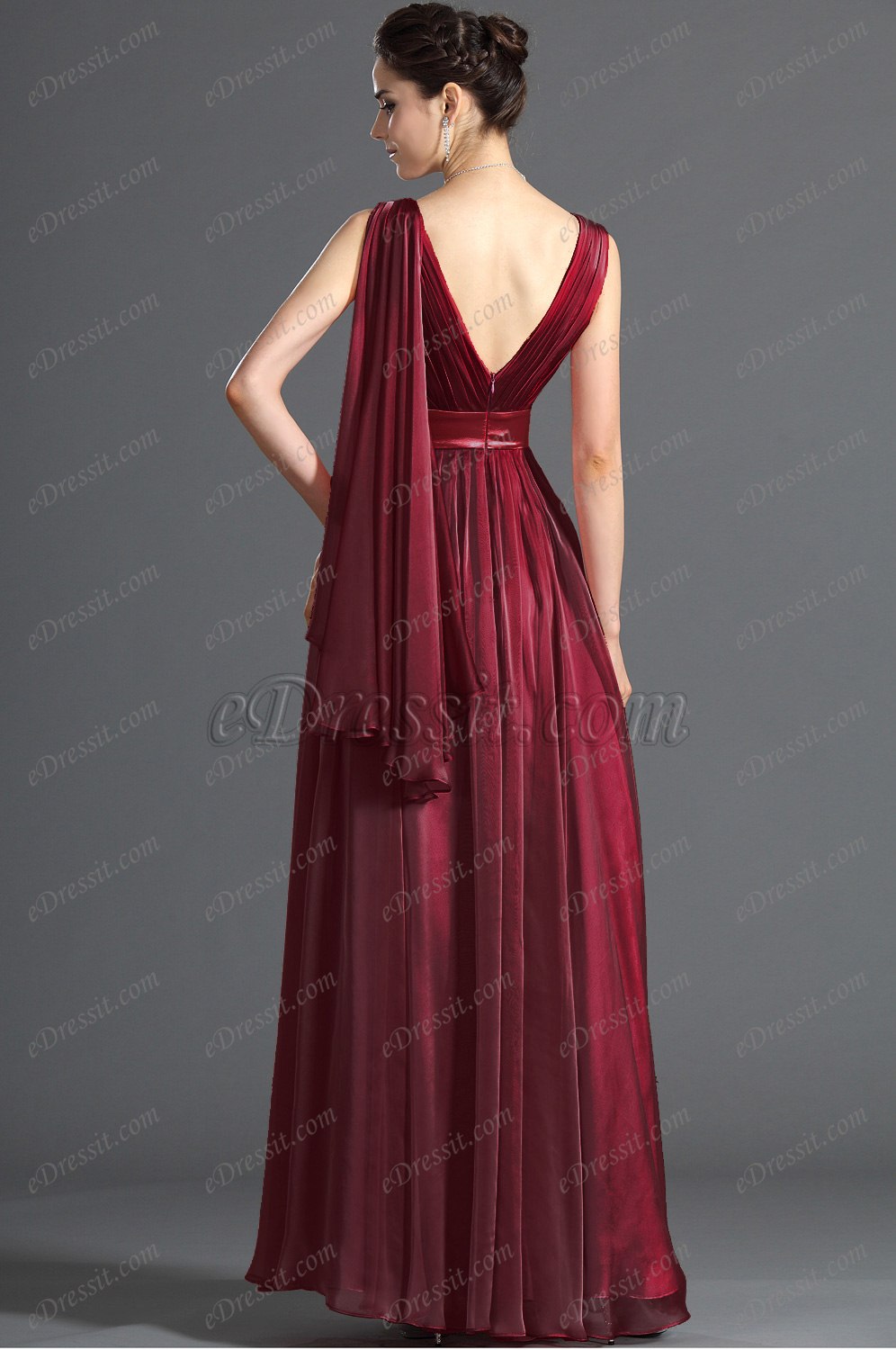 Clearance Sale !  New Gorgeous V-cut Evening Dress