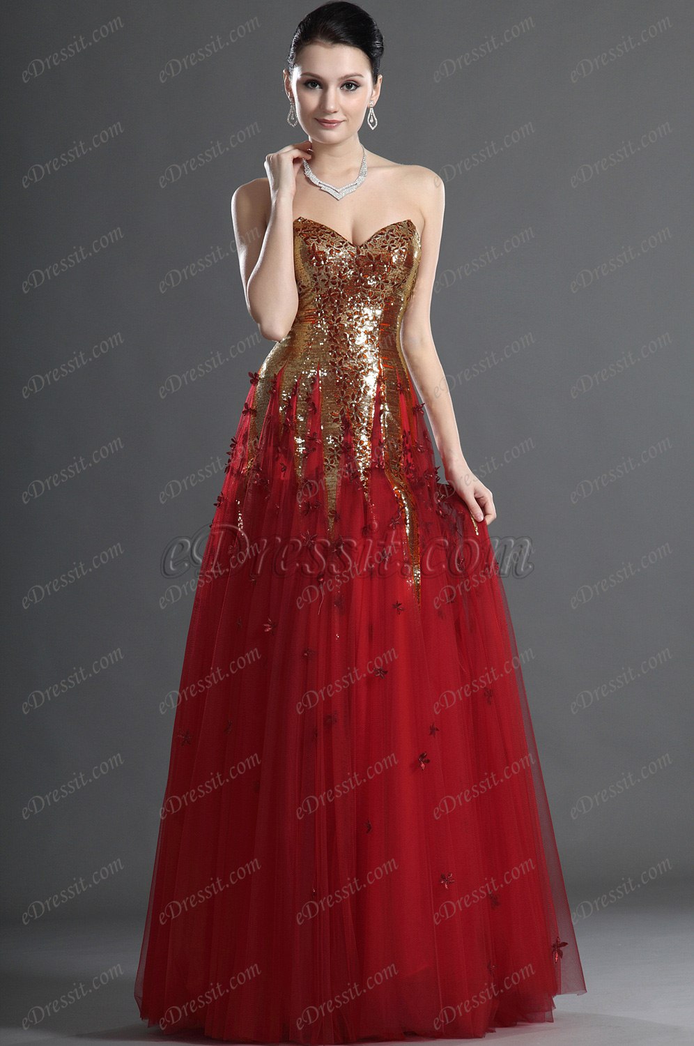 Trägerlos Süße Abend Kleid