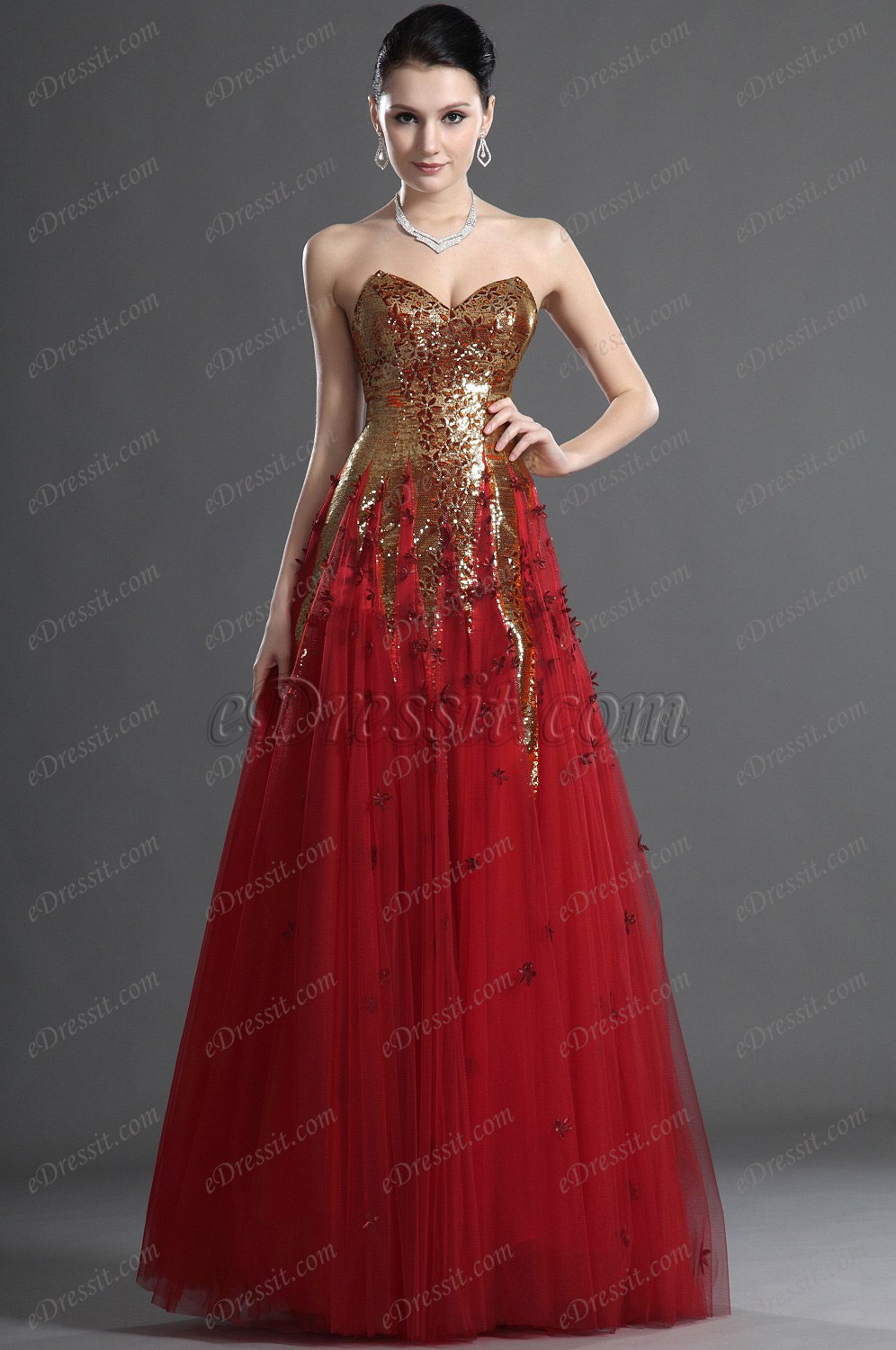 Trägerlos Süße Abend Kleid