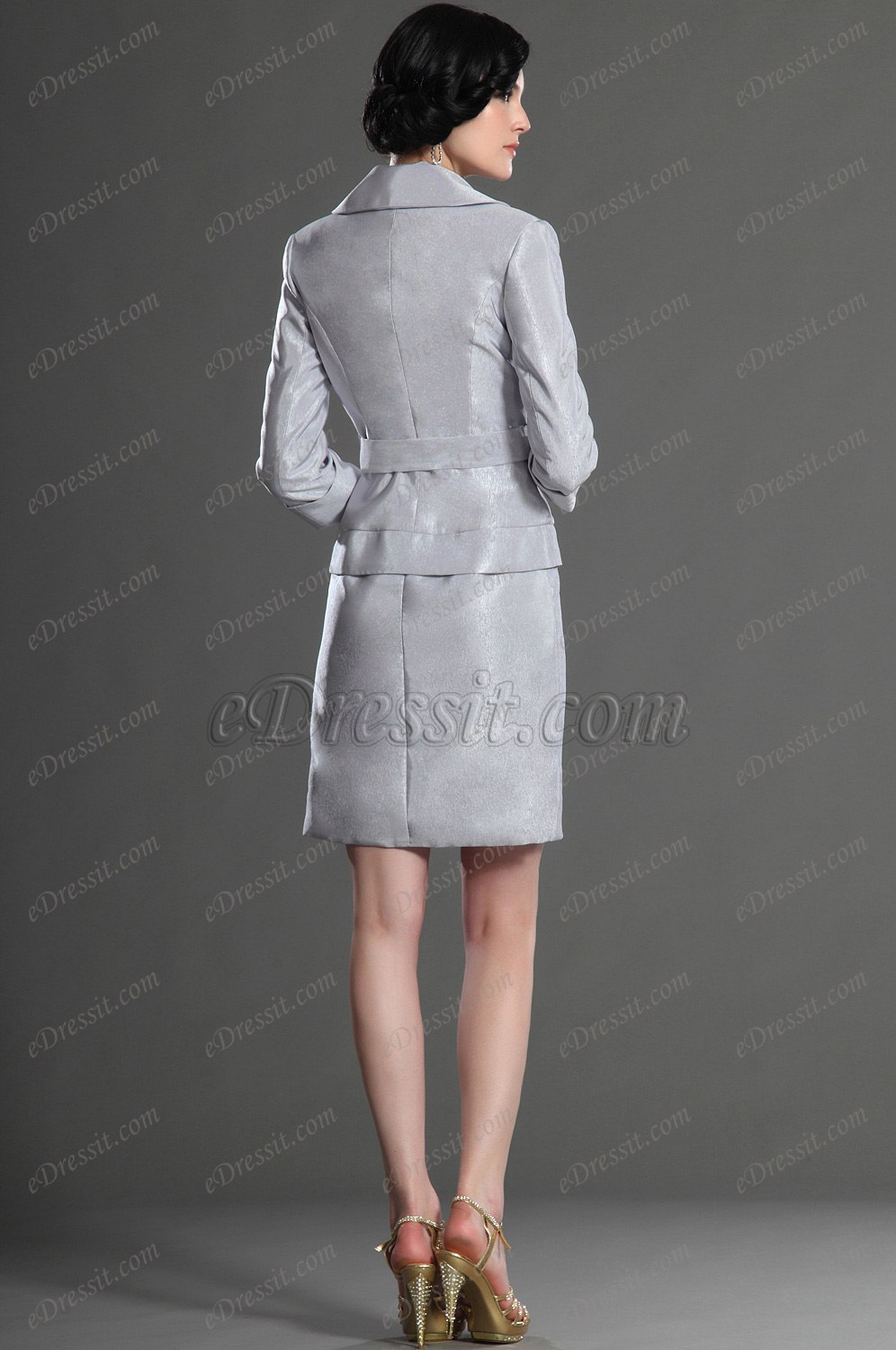 Nouveautés Elegant Deux Pièces Robe Mère de Mariée