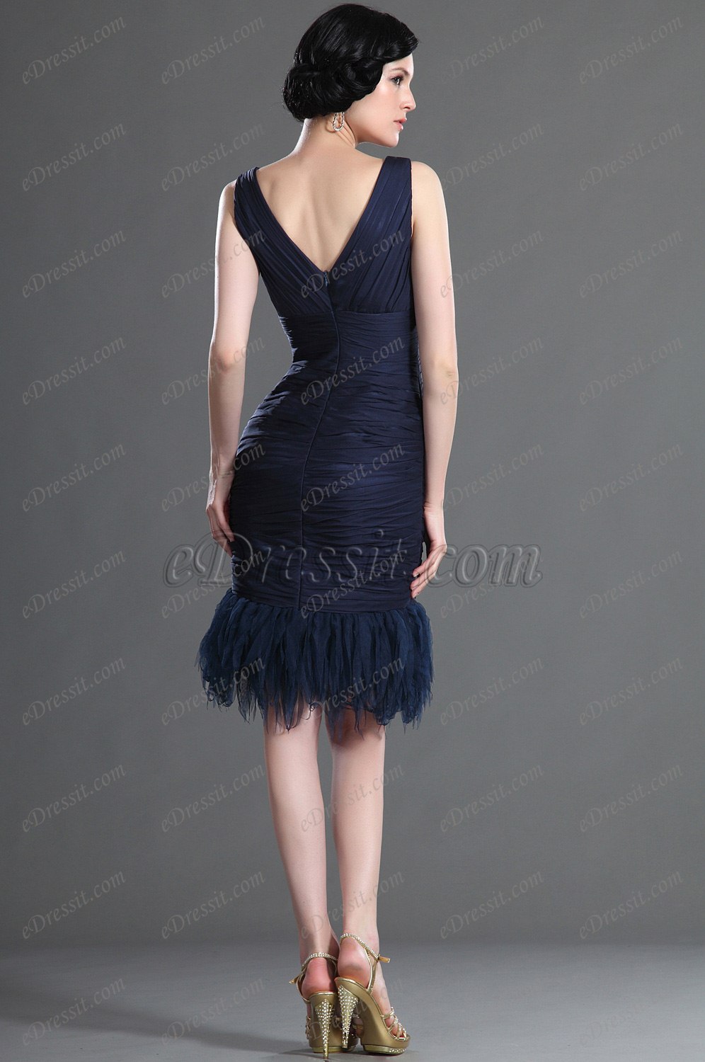 2012 новое плиссированное платье для дам / платье на каждый день