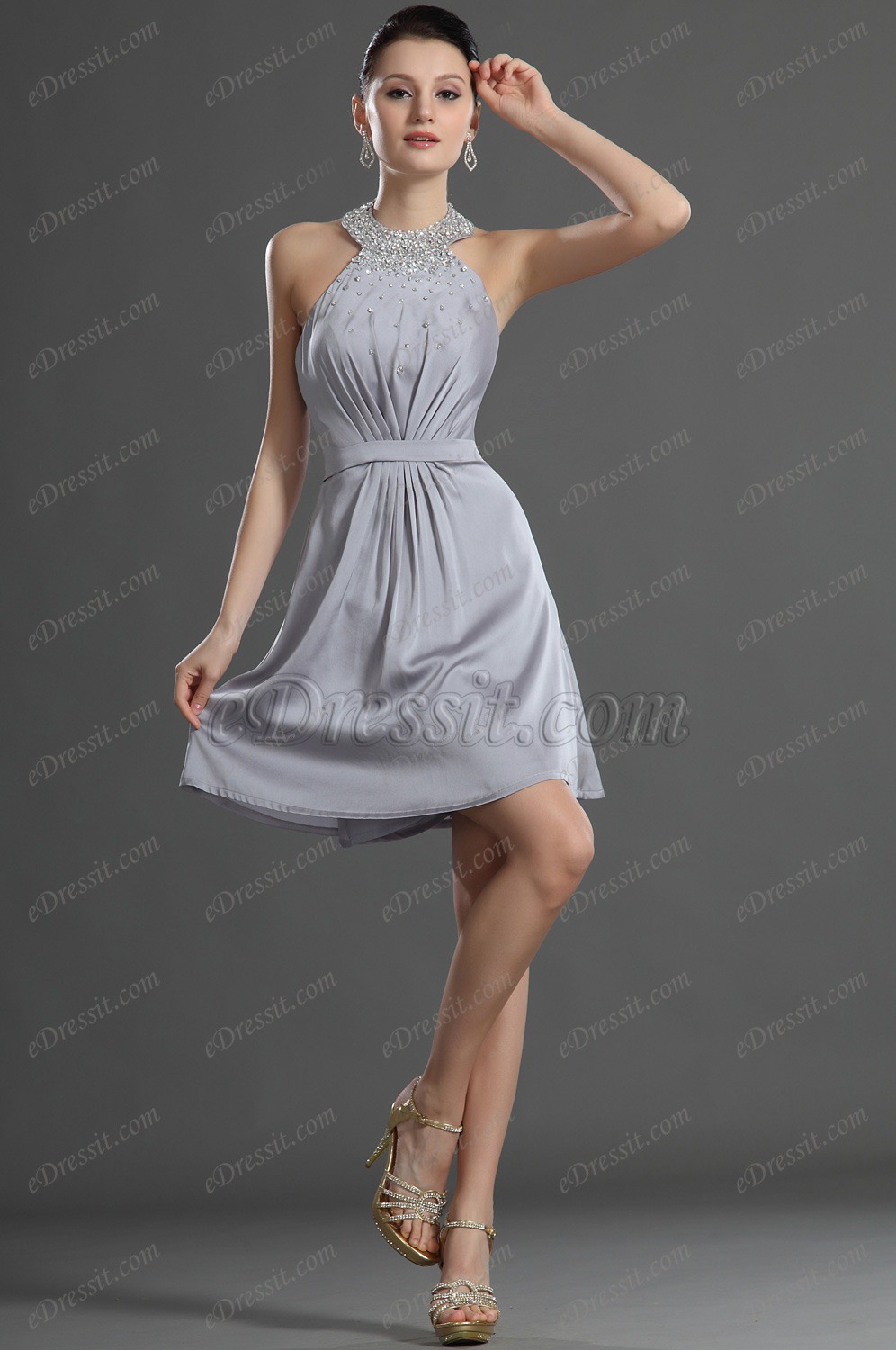 Halter Fabulous Robe de Cocktail