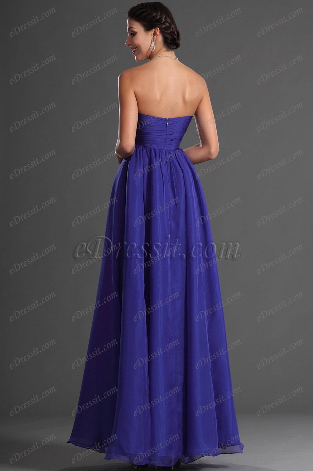 Artikel Süß Blau Abendkleid