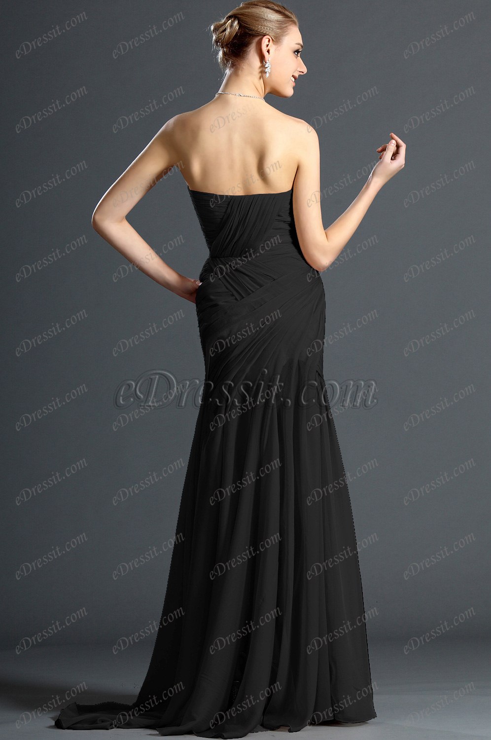Clearance Sale ! 2012 Ruched bodice Evening Dress