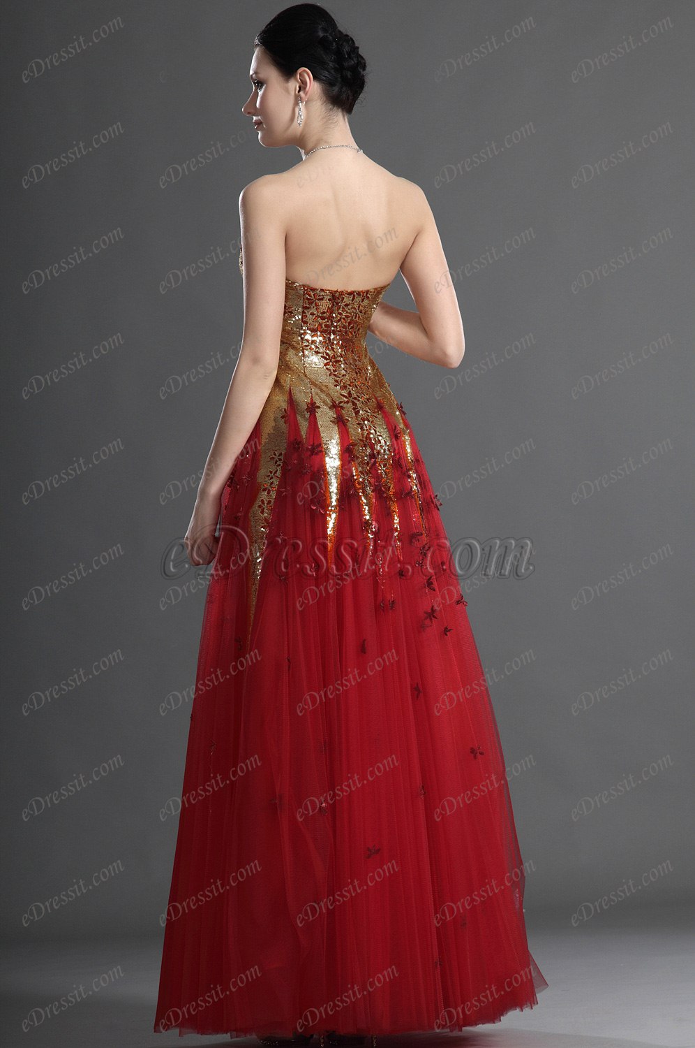 Trägerlos Süße Abend Kleid