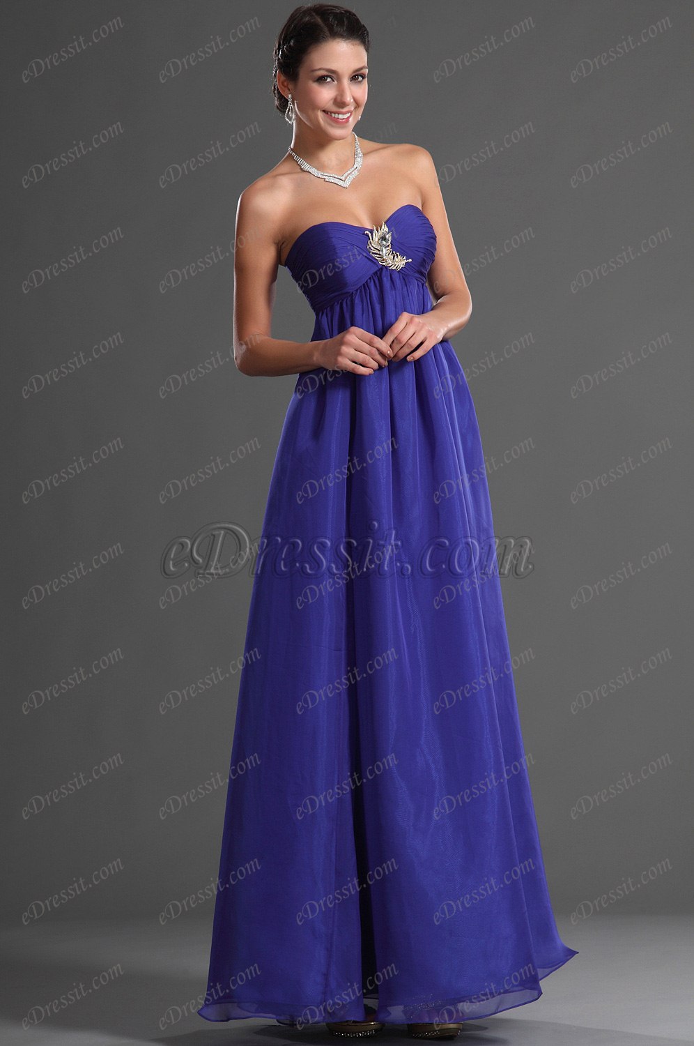 Artikel Süß Blau Abendkleid