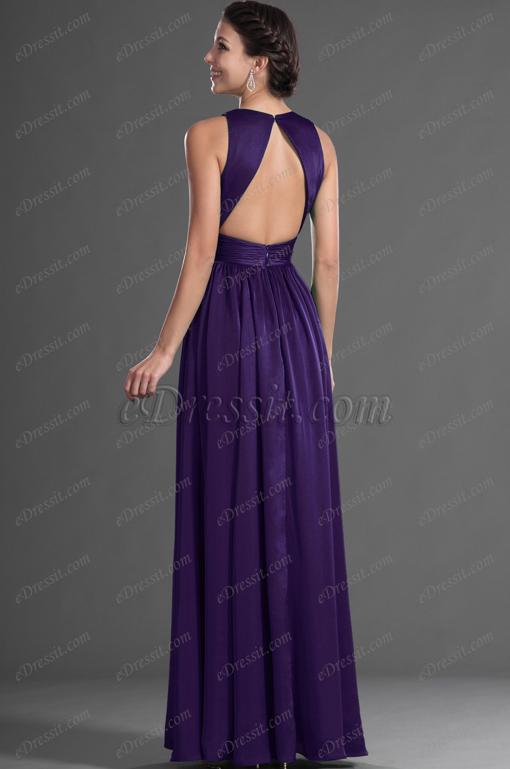 Clearance Sale !  New Green V Cut Sexy Evening Dress