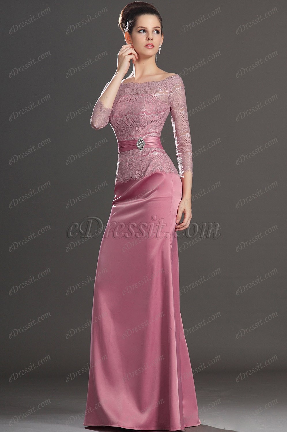 Artikel Schön Entfernt Schulter Brautmutter Kleid