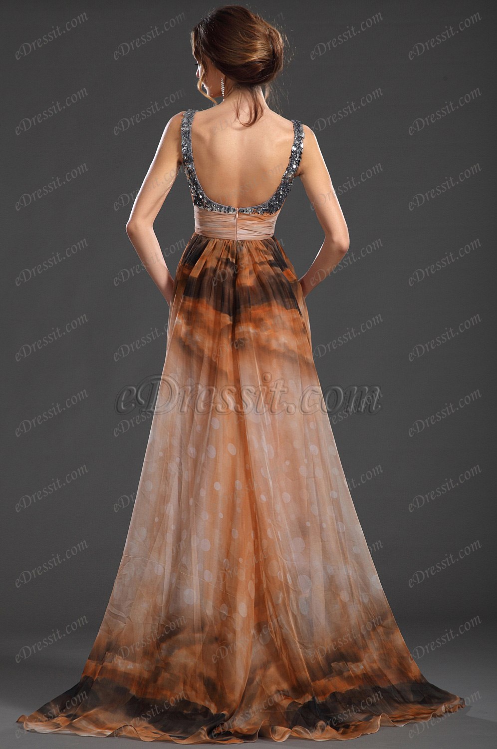 2013 Nouveauté Magnifique Multicolore Robe de Soirée Juste Une Pièce