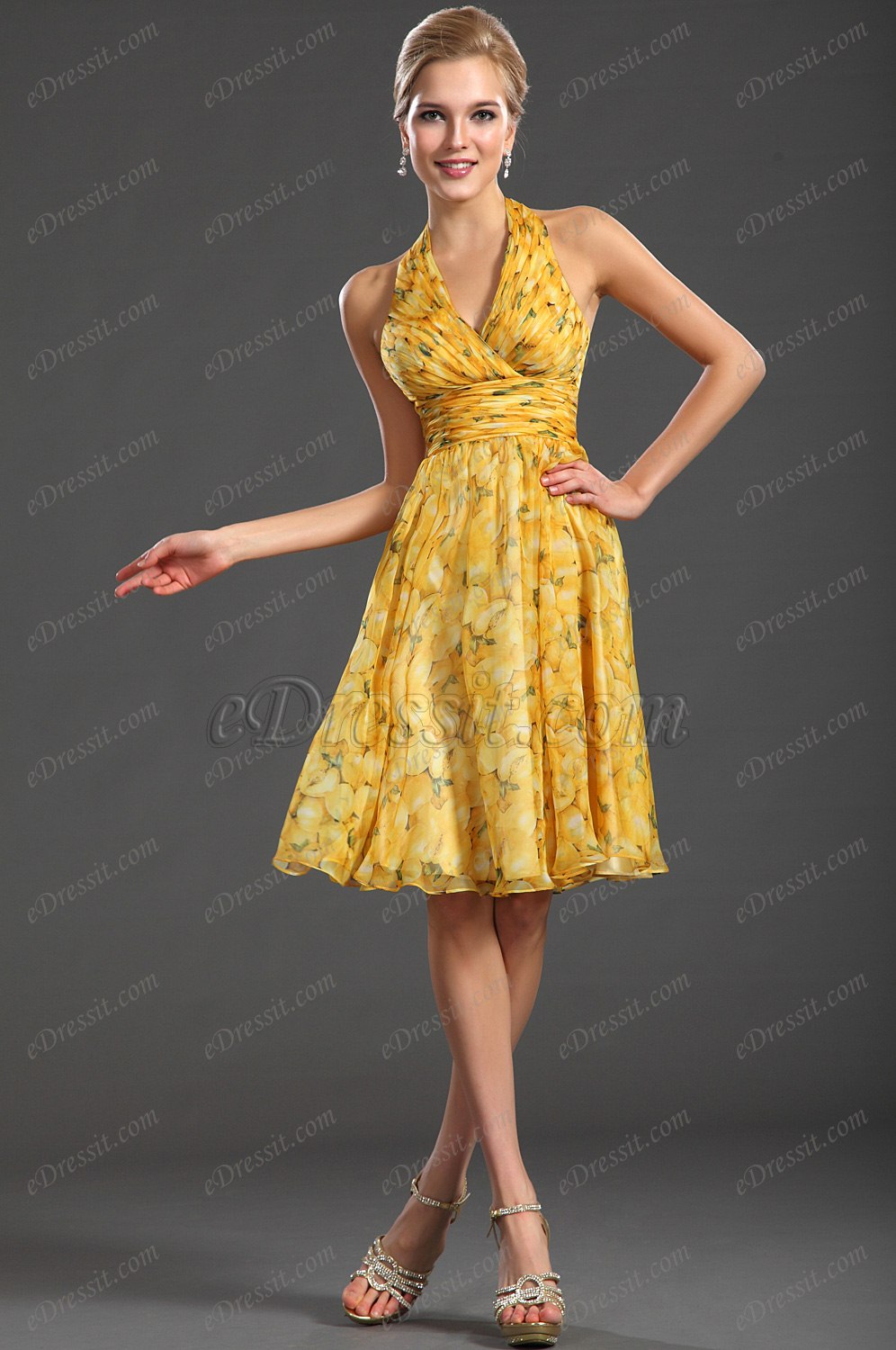 2013 Nouveauté Charme V-Col Robe de Cocktail