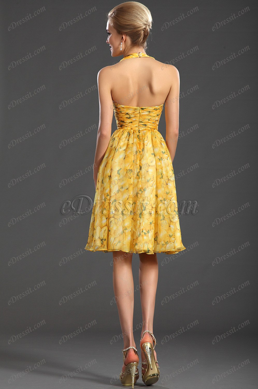 2013 Nouveauté Charme V-Col Robe de Cocktail