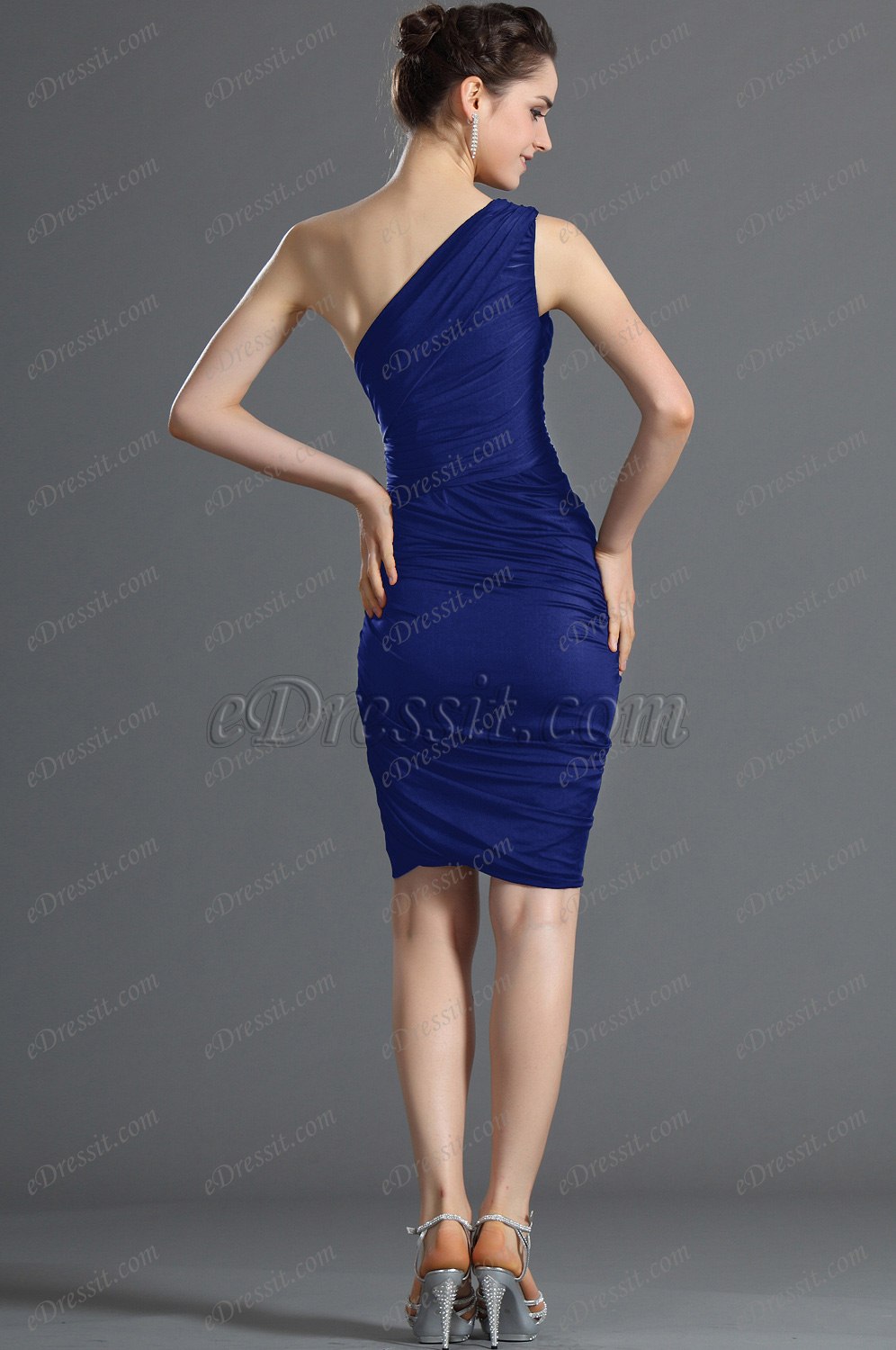 Clearance Sale ! One Shoulder Cocktail Dress Party Dress