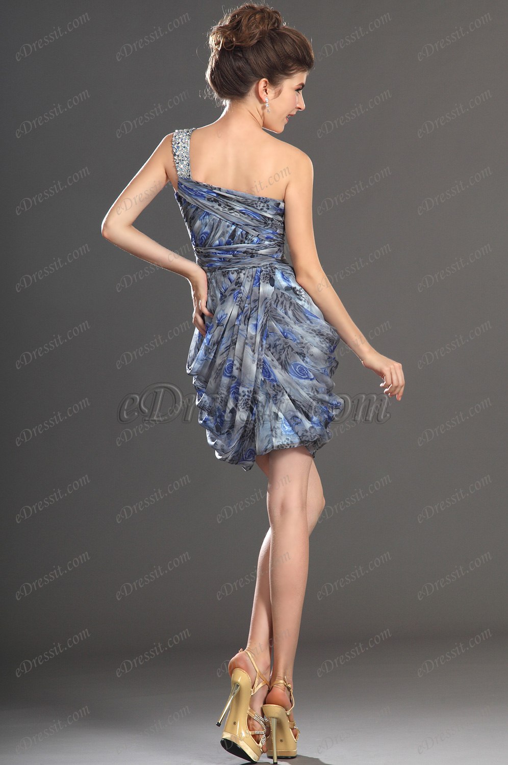 2013 Nouveautés Modèle Spécial Une Bretelle Robe de Cocktail