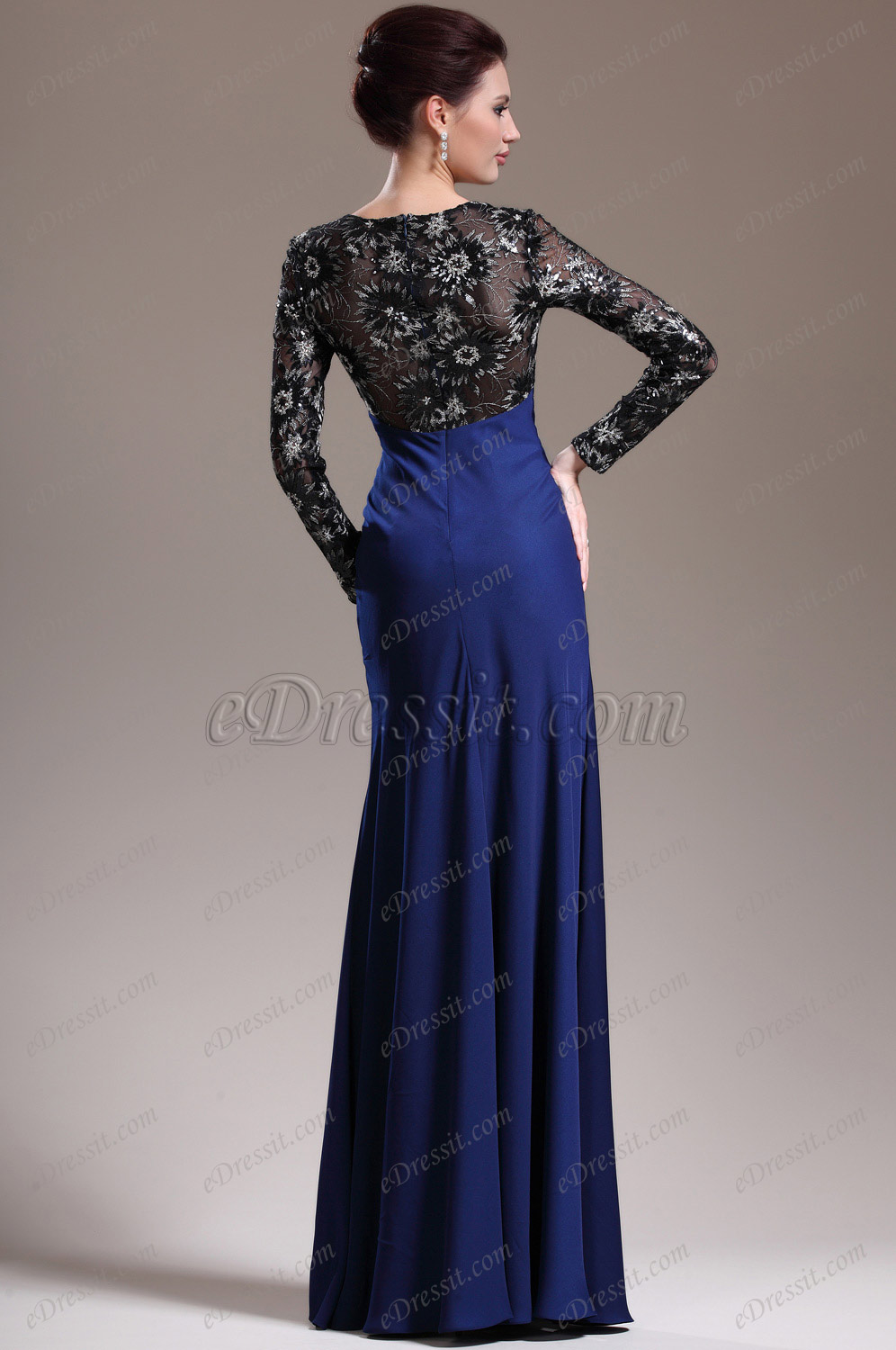 New Charming Lace Sleeves Mother of the Bride Dress