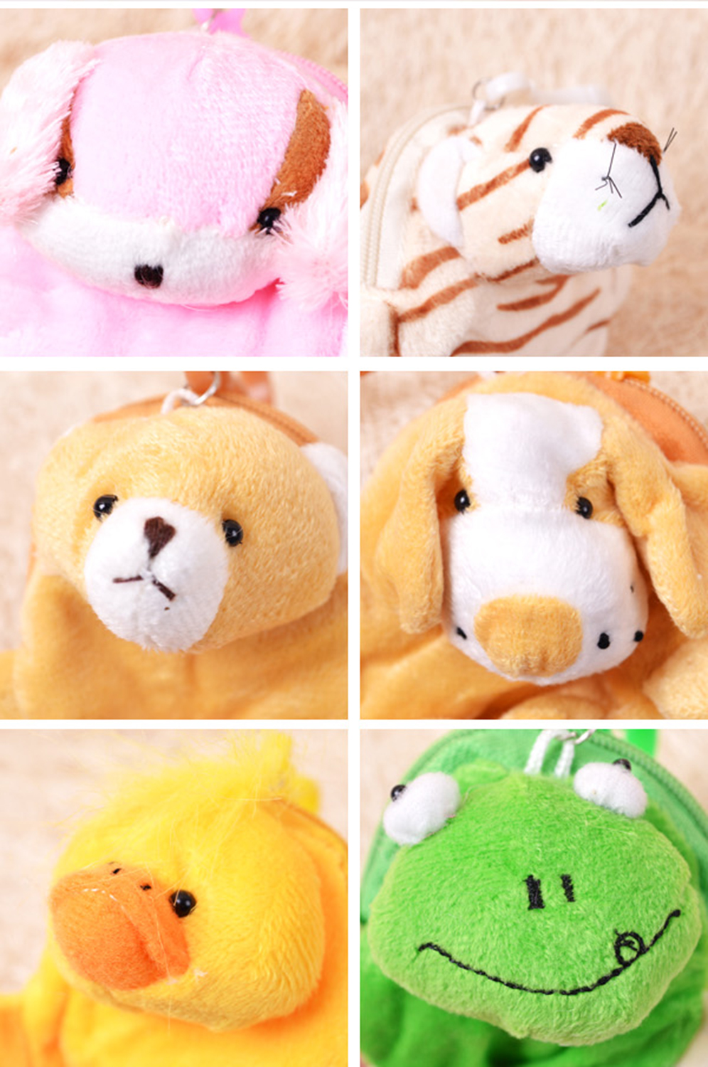 Portable Cute Cartoon Plush Coin Purse