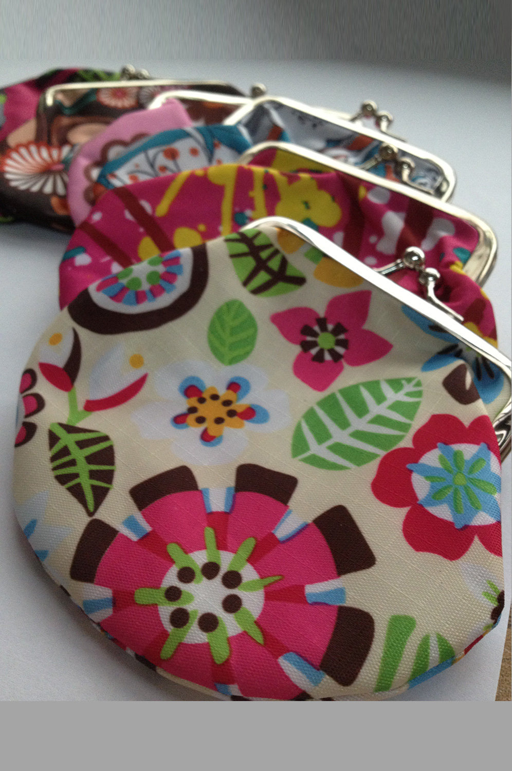 Snap Closure Printed Pattern Coin Purse