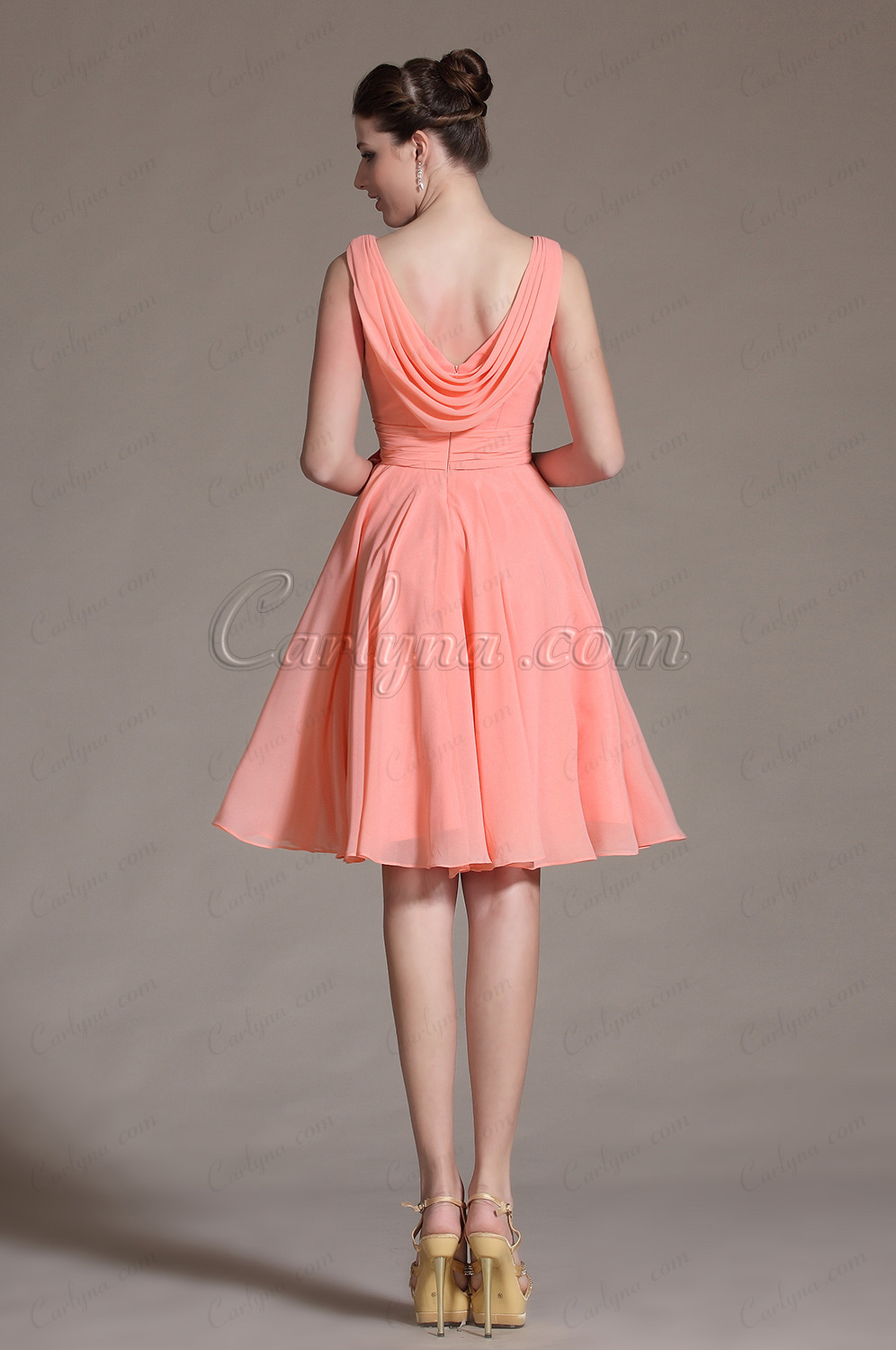 2014 Новое Стильное без Рукавов Короткое Платье для Коктейля