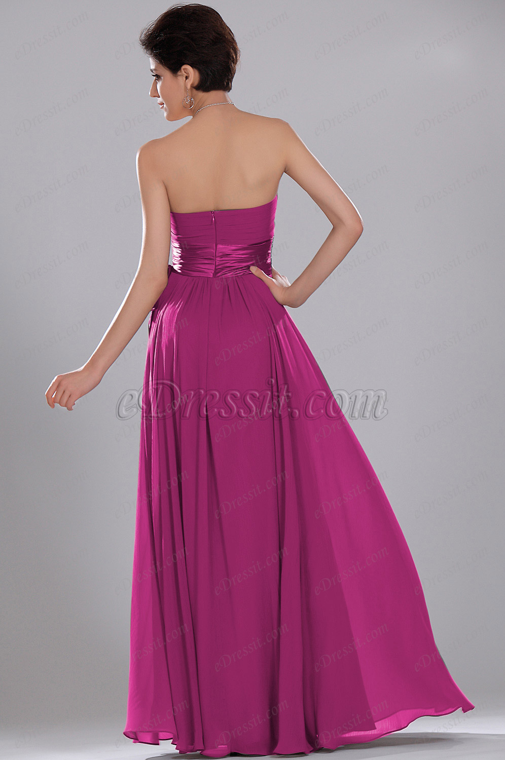 Simple Elegant Strapless Evening Dress ONLY ONE PIECE SIZE UK8