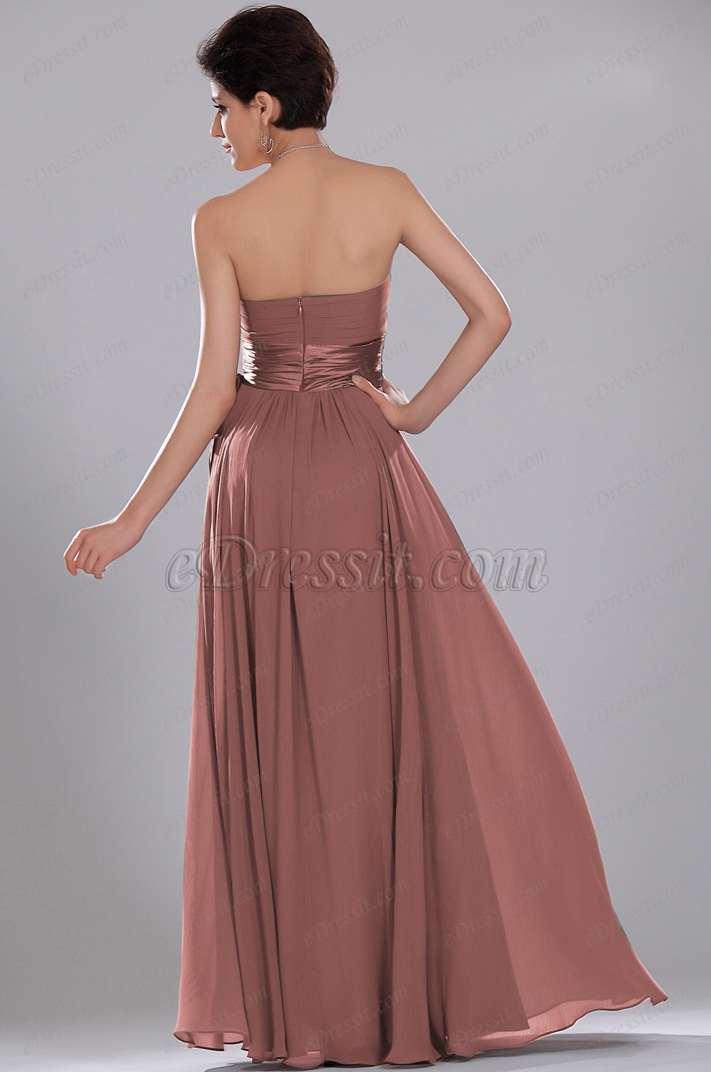 Simple Elegant Strapless Evening Dress ONLY ONE PIECE SIZE UK8