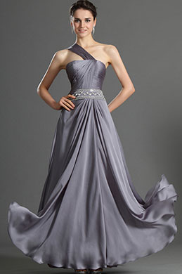 Stunning One Shoulder Evening Dress