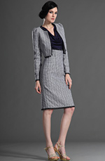 Long Sleeves Grey Day Dress Mother of the Bride Dress