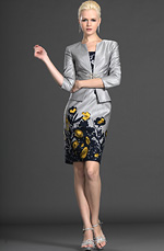 2012 New Arrival Two Pieces Gray Mother of the Bride Dress