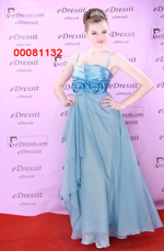 Blue Sexy Prom Gown Evening Dress