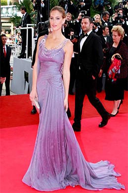 Purple Elegant Ball Prom Gown Evening Dress