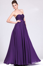 Neue Elegant Lila Abendkleid