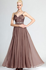 Brillante Marrón Formal Vestido de Noche Largo Brillante Marrón Formal Vestido de Noche Largo