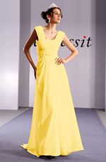 On sale!! yellow prom dress evening dress