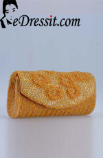 Orange Frauen-Handtasche/Portemonnaie