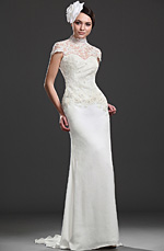 Elegant Lace Wedding Gown