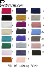 Silk OE-Spinning Color Chart