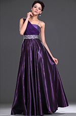 New Elegant Purple Evening Dress Prom Gown