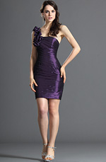 One shoudler Bridesmaid Dress Cocktail Dress Party Dress