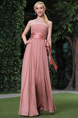 Simple Elegant Strapless Evening Dress ONLY ONE PIECE SIZE UK8