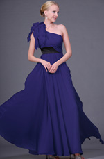 Clearance Sale! Dark Blue Evening Dress--Size UK12
