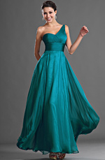 Elégant Seule Epaule Robe de Soirée