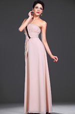 New Beaded One Shoulder Evening Dress