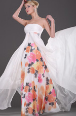 Charming Strapless Evening Dress
