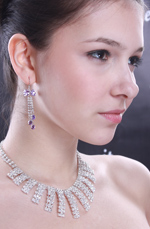 New Purple Brightly Charming Earring