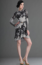 Long Sleeves Elegant Party Dress Day Dress