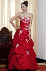 new arrival classic red School Graduation/Adult Ceremony/Ball Gown