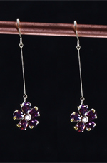 Chic Purple Earring